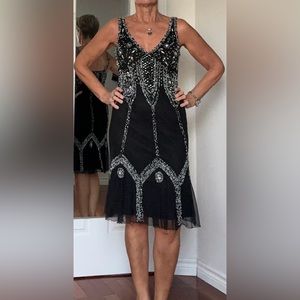 Beautiful beaded vintage dress size S